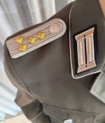 DDR NVA LaSK Uniformjacke Offizier Mot-Schützen Gr. g48 1974 Hauptmann