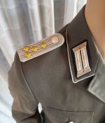 DDR NVA LaSK Uniformjacke Offizier Mot-Schützen Gr. g48 1974 Hauptmann