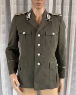 DDR NVA LaSK Uniformjacke Offizier Medizinischer Dienst Mot Schützen m48-0 1978