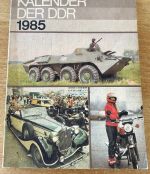 Motor Kalender der DDR 1985 Militärverlag Walter Großpietsch