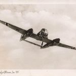Fotokarte WW2 Aufklärungsflugzeug Focke - Wulf Fw 189