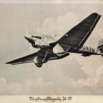 Fotokarte WW2 Junkers Ju 87 V3 Kennung D-UKYQ Sturzkampfflugzeug