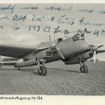 Postkarte WW2 Flugzeug Mehrzweckflugzeug Henschel Hs 124 Typ V1 1940