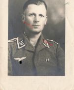 Foto WW2 Portrait Luftwaffen Soldat Feldspange Ostfront 1942 Großfoto