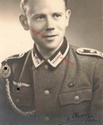 Foto WW2 Portrait Deutscher Soldat Schützenschnur Feldspange Großfoto