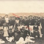 Foto-AK 1.WK Matrosen Mützenband Friedrich der Große Tellermütze Wilhelmshaven
