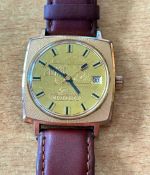 DDR Herren Armbanduhr Glashütte GUB 20 Jahre NVA Ehrengeschenk Mechanische Uhr