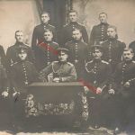 Foto-AK 1.WK Gruppenfoto Deutsche Soldaten in Schleswig 1906