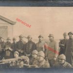 1.WK Foto Französische Soldaten mit Saint-Etienne M1907 Maschinengewehr