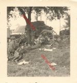Rast deutsche Soldaten vor Torhout Flandern Belgien