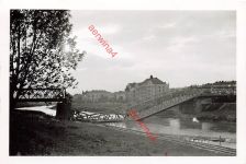 Zerstörte San Brücke in Przemyśl Polen