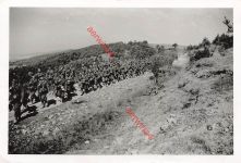 Foto WW2 Vormarsch deutsche Soldaten Inf Regt 234 nach Przemyśl Polen