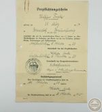 Großes Urkunden-Konvolut Wilhelm Fricke – Luftwaffe / F.A.S. Rerik / Flak / Ostmedaille