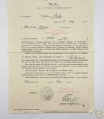 Großes Urkunden-Konvolut Wilhelm Fricke – Luftwaffe / F.A.S. Rerik / Flak / Ostmedaille