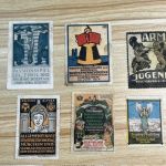 22 Reklamesammelmarken, 1912 - 1913 Deutschland und Europa Lot