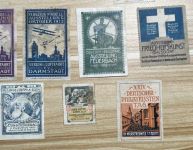 22 Reklamesammelmarken, 1912 - 1913 Deutschland und Europa Lot