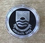 Kiribati 20 Dollars 1993 Spieler am Strand Fußball PP Silbermünze Zertifikat
