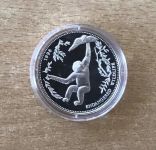 Laos 1000 KIP 1996 Silber PP mit Zertifikat Tierwelt Gibbon