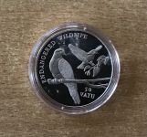 Vanuatu 50 Vatu 1992 Silber PP mit Zertifikat Tierwelt Erdtaube