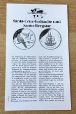 Vanuatu 50 Vatu 1992 Silber PP mit Zertifikat Tierwelt Erdtaube