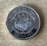 Liberia 10 Dollars 2004 Meteorite NWA 267 PP 2 OZ Unzen Silber