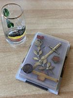 DDR NVA Ehrengeschenk 25 Jahre Dolch und Bierglas Panzer und Kfz- Dienst 1977