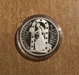 Andorra 10 Diners 1995 Beitritt zum Europarat PP Silber Ecu mit Zertifikat