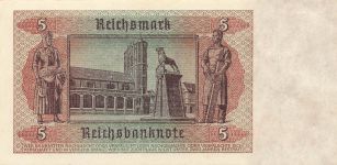 5 Reichsmark, 1.8.1942 Kupon SBZ-4 Sowj. Besatzungszone DDR Kuponausgabe 1948
