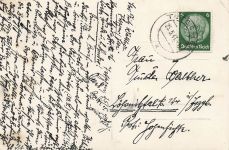 Ansicht Schäferwand in Tetschen-Bodenbach Sudetenland Postkarte AK 1941