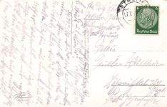 Elbblick Tetschen an der Elbe Sudetenland Postkarte AK 1941