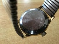 Herren Uhr Armbanduhr Glashütte GUB Q1 Wassergeschützt Plaque 20 Mikron