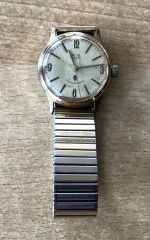Herren Uhr Armbanduhr Glashütte GUB Q1 Wassergeschützt Plaque 20 Mikron