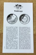 Türkei 50 000 Lira 1994 Waldrapp Silber PP mit Zertifikat