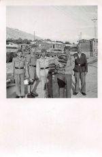 Soldaten der Italienfront beim Verpflegung