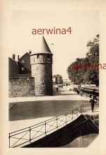 Boote an der Festung in Maastricht Holland