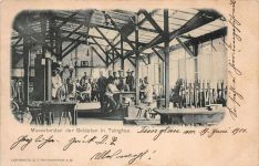 AK Deutsche Soldaten Tsingtau 青岛 市 Kiautschou China Boxeraufstand Feldpost 1901