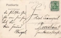 Gruss aus Borna-Leipzig mit Husaren Sachsen Postkarte AK 1907
