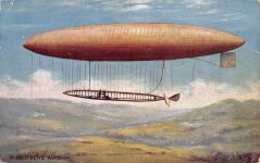 Luftschiff Zeppelin Künstler AK Deutsch ´s Airship