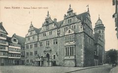 Rathaus erbaut 1605-1628 in Hann, Münden Niedersachsen Postkarte AK 1916