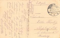 Saarbrücken Partie bei der alten Brücke Feldpostkarte 1917
