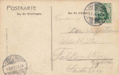 Kaiserstrasse mit Straßenbahn in Frankfurt am Main Hessen Postkarte AK 1906