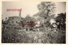 Rast deutsche Soldaten auf dem Weg nach Kavala Griechenland