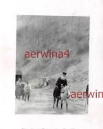 Griechischer Pope Priester auf Maulesel Griechenland