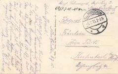Blick auf Ehrental mit Friedhof in Saarbrücken Saarland Postkarte AK 1915