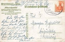 Fleisch und Geflügelverkauf in Ostpreussen Patriotika Postkarte AK 1918