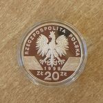 Polen 20 Zloty 1998 Kröte Silber PP mit Zertifikat