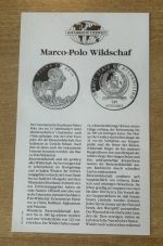 Afghanistan 500 Afghanis 1998 Marco Polo Wildschaf Silber PP mit Zertifikat