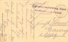 Gand Gare du Sud Feldpostkarte AK 1916