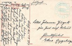 Burg Nideck die Burg des Riesenfräuleins (Vogesen) Feldpostkarte AK