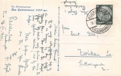 Im Altvatergebirge Am Heidebrünnel 1333m Postkarte AK 1933